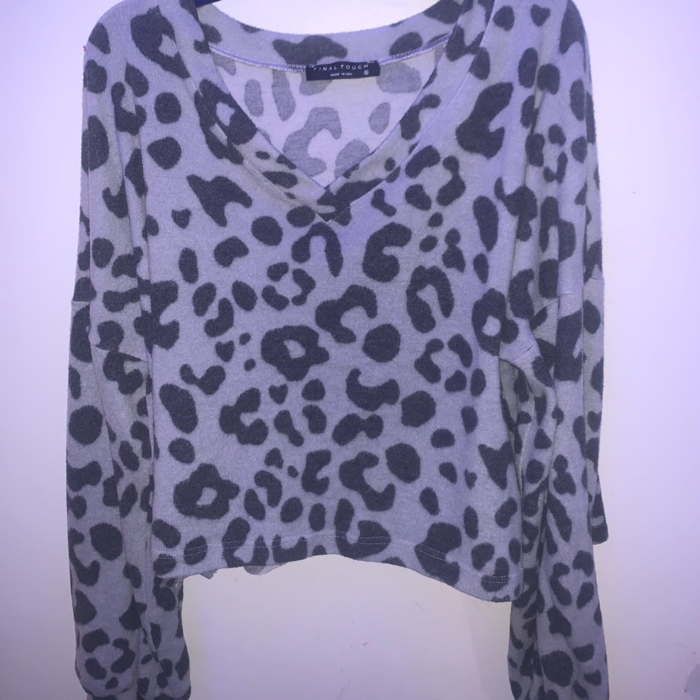 ✨grey ~final touch~ sweater top✨WS✨